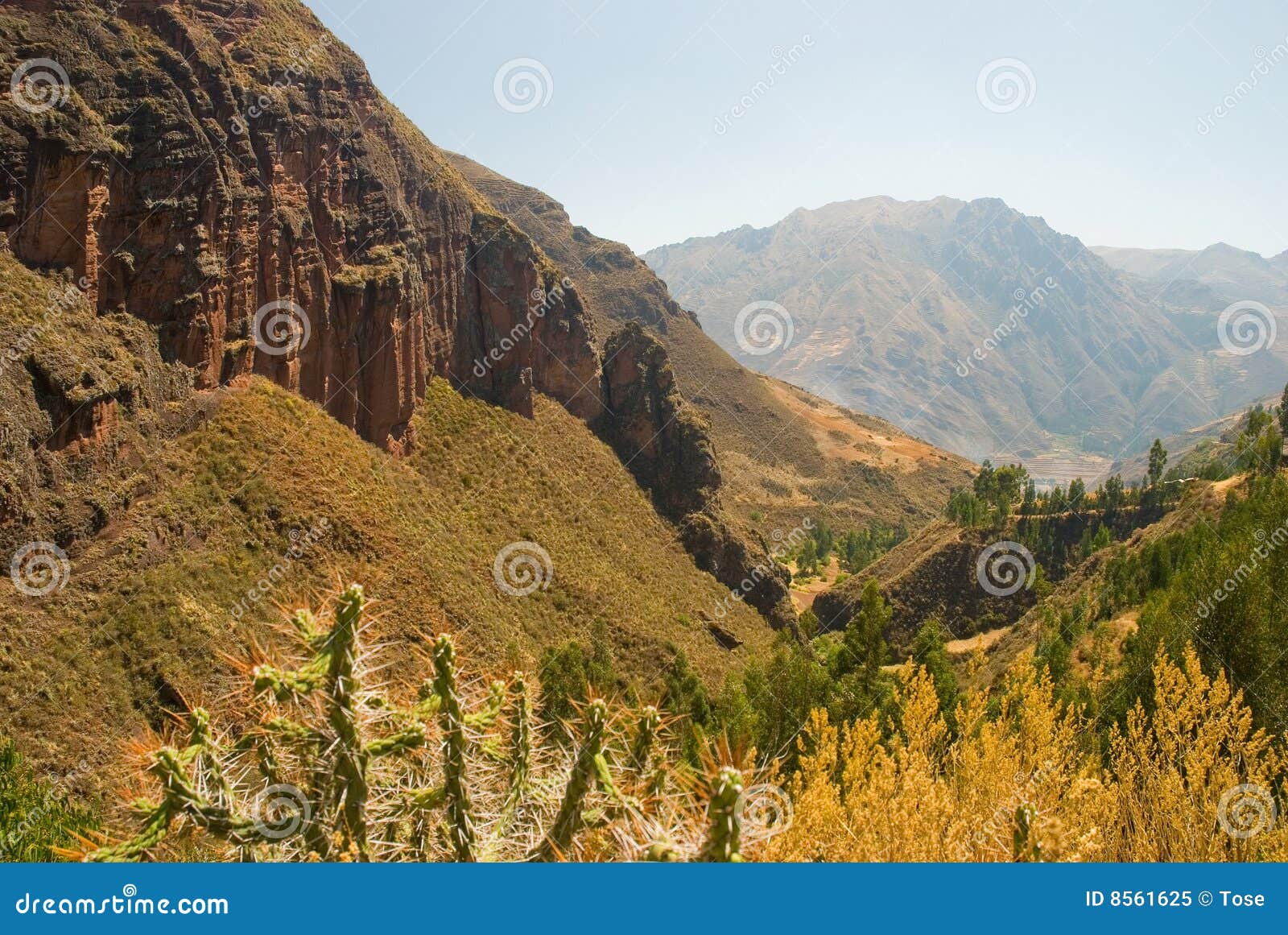 landscape near the urubamba valley, cusco, peru