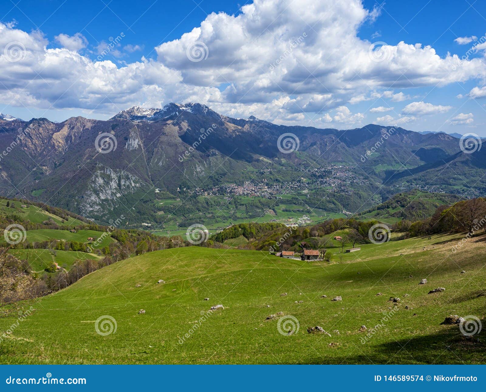 alpine valley landscape