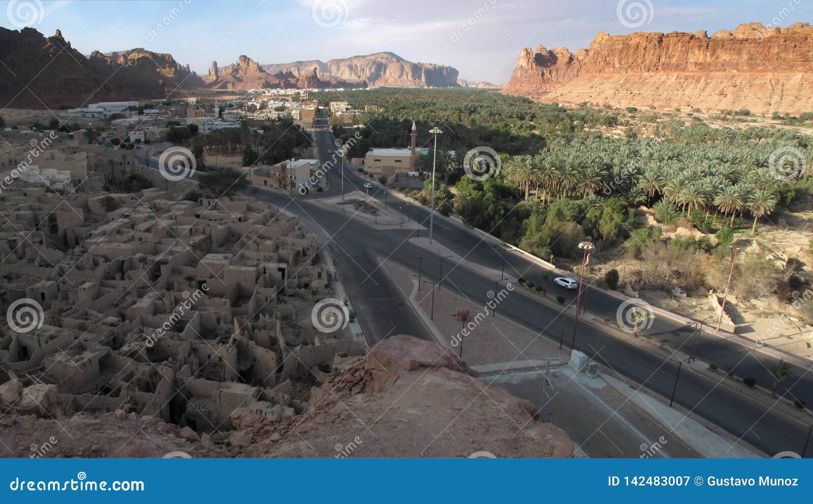 remains of the ancient city of  al-ÃÂ´ula near madain saleh in saudi arabia ksa