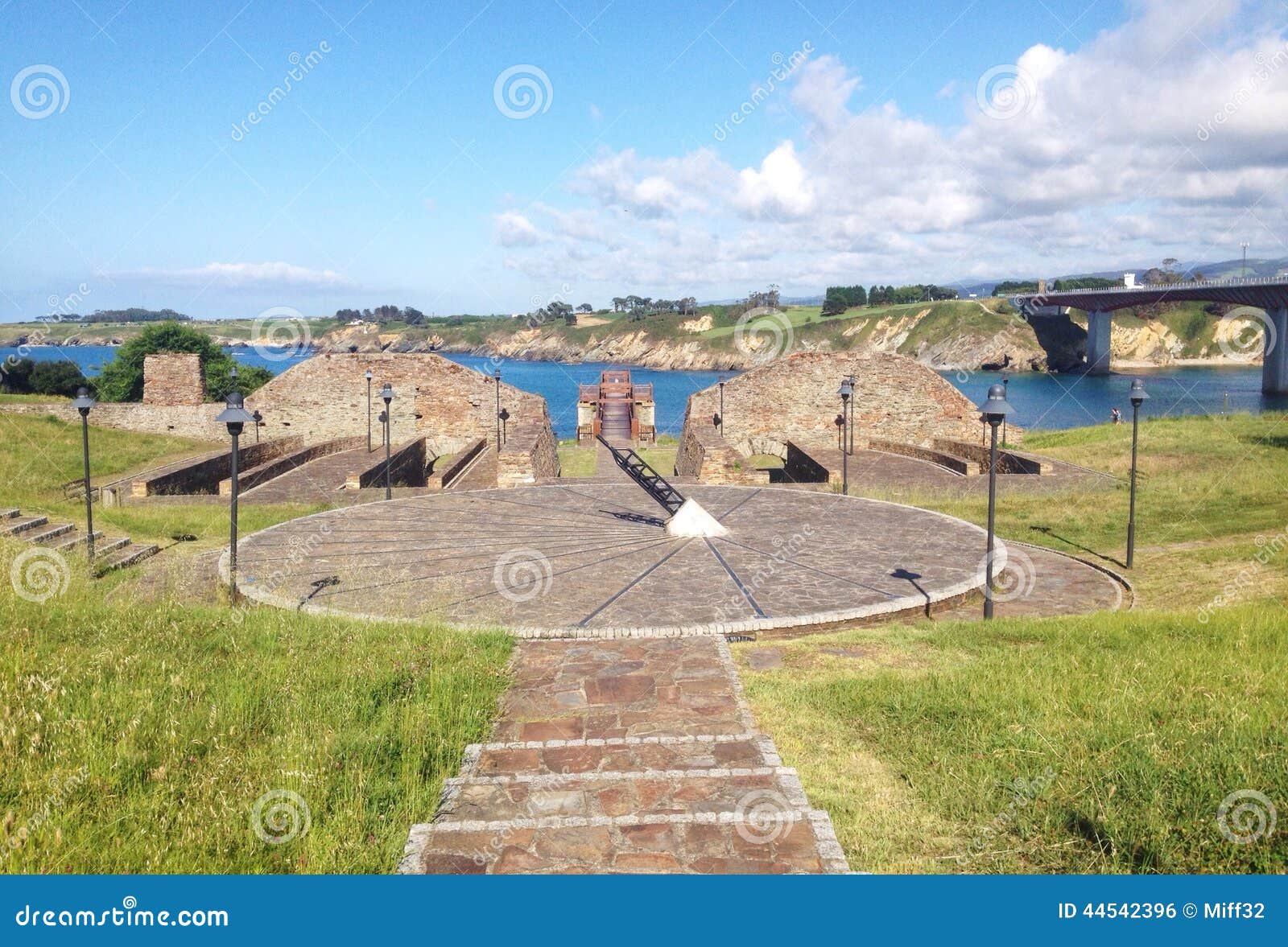 landscape in ribadeo, spain