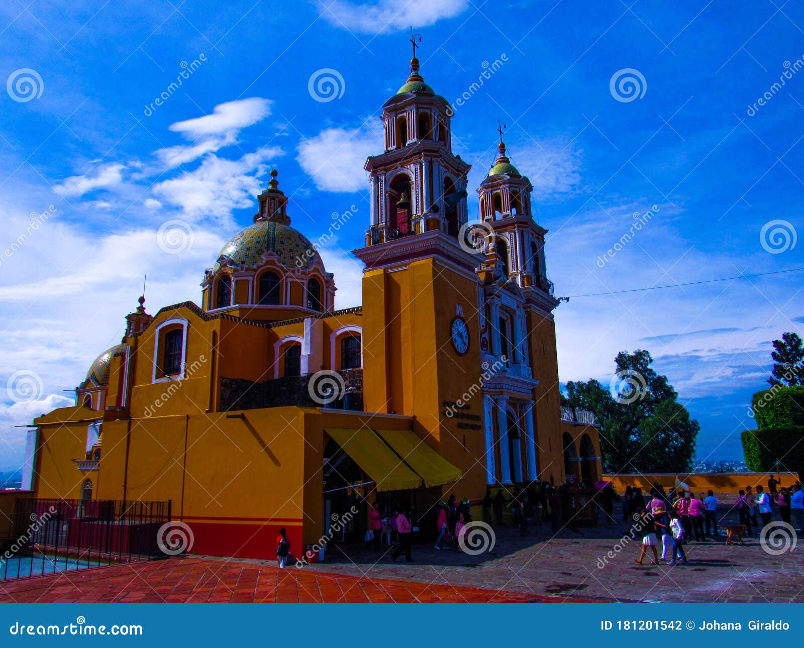 Landscape of Santuario De La Virgen De Los Remedios Editorial Photography -  Image of remedios, church: 181201542