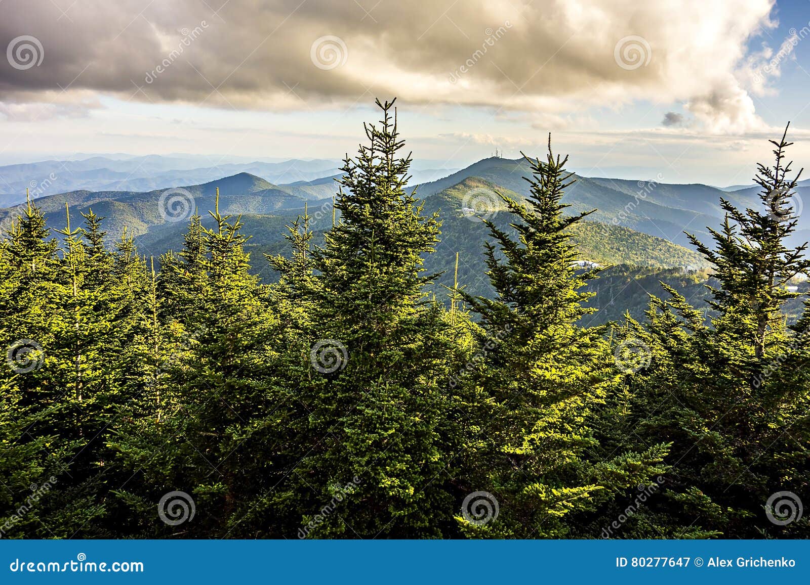 landscape scenic views at isgah national forest