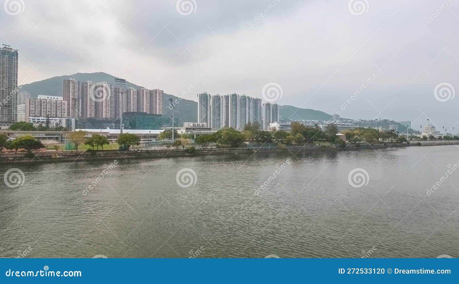 The Landscape Of Shing Mun River Shatin March 18 2 Editorial Image