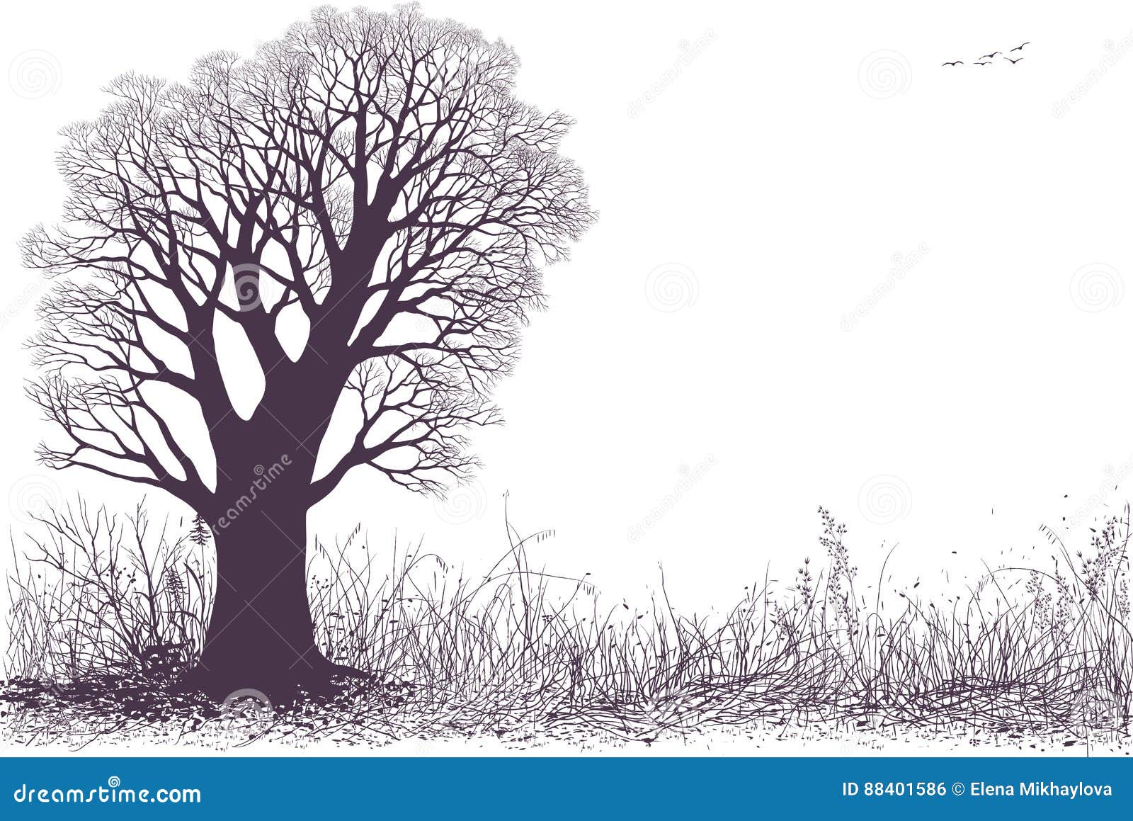 Landscape silhouette stock vector. Illustration of drawing 88401586