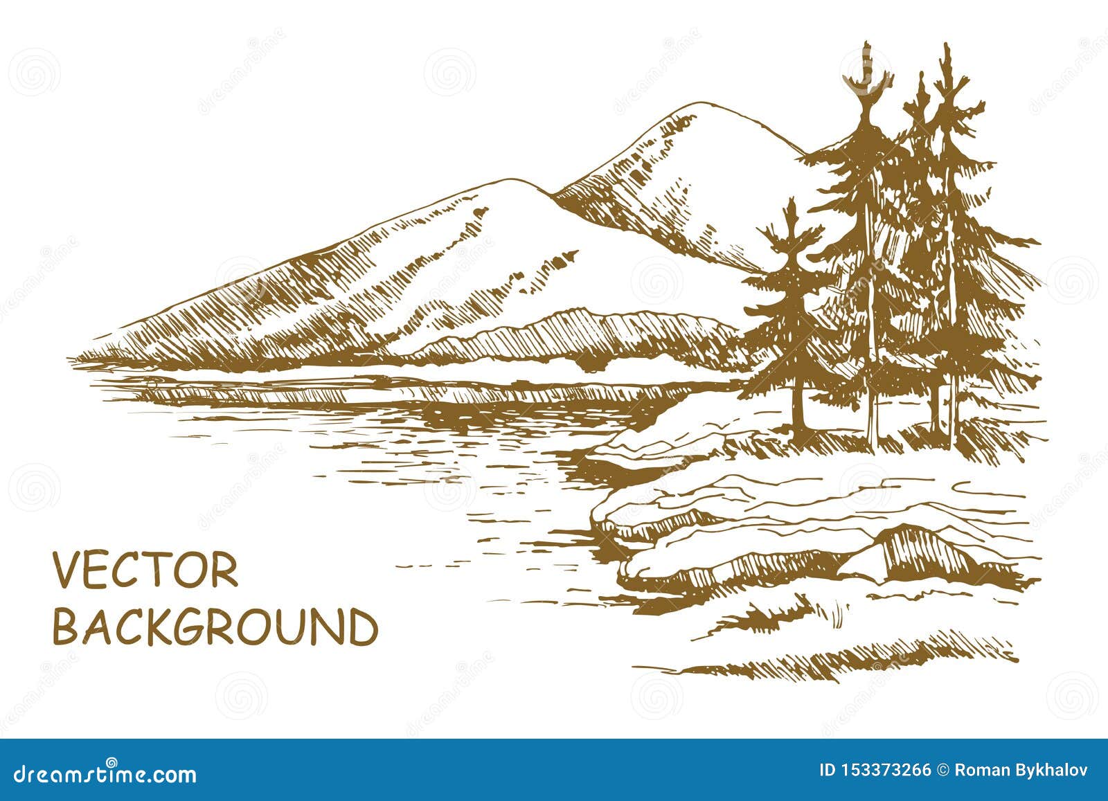 479 Mountain Sketch Valley Stock Photos  Free  RoyaltyFree Stock Photos  from Dreamstime