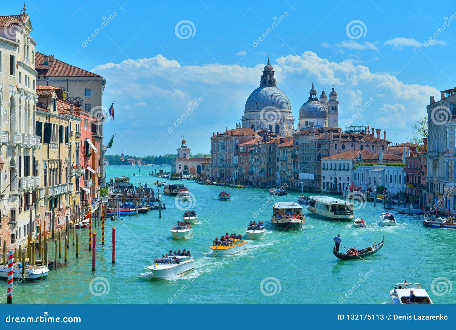 Landscape Of Spring Grand Canal Venice Italy Stock Image Image Of Venice Travel