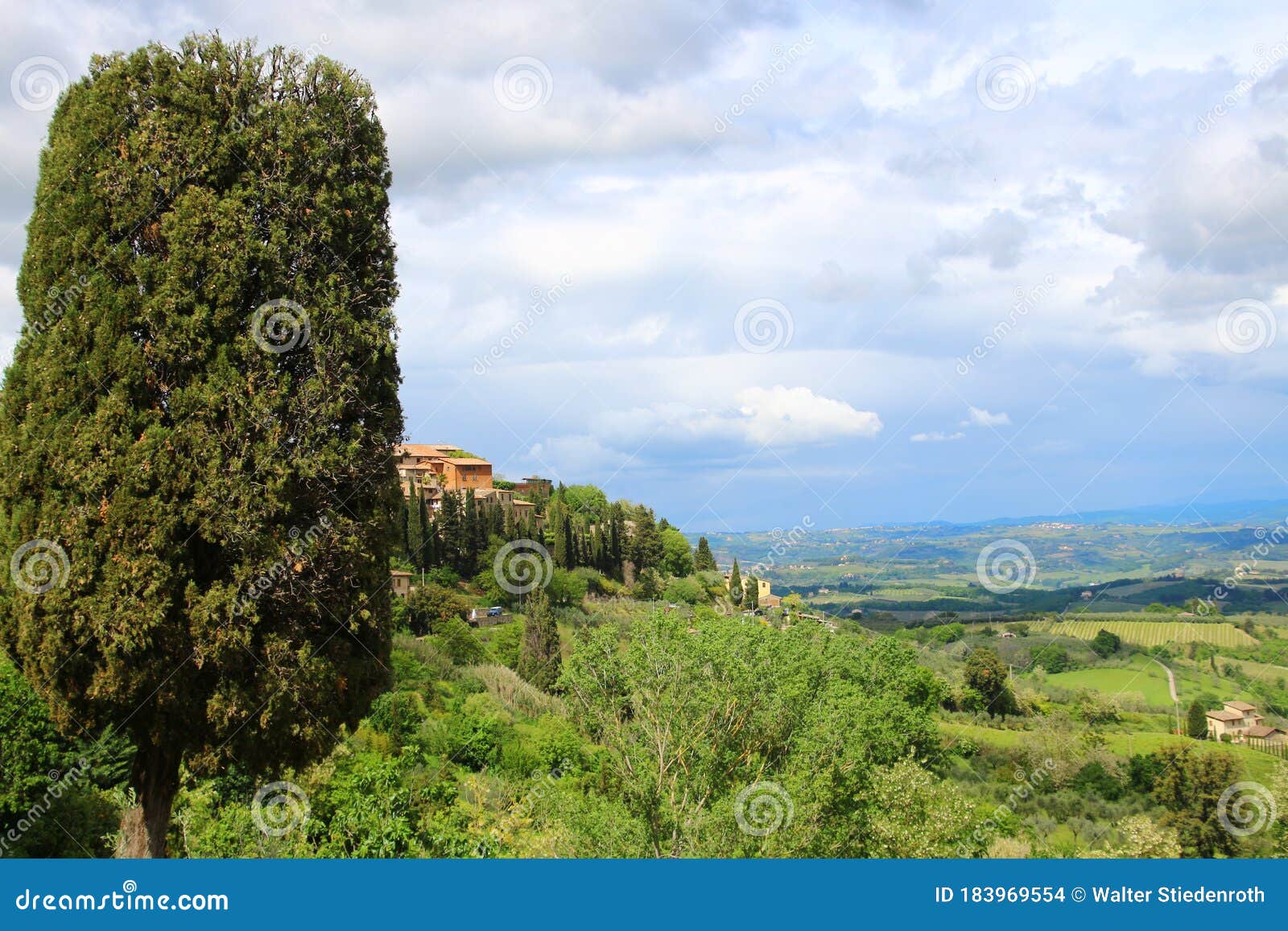 landscape in tuscany, italy