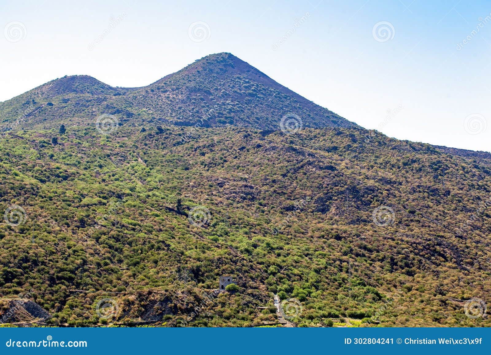 landscape at the vale de arriba, tenerife