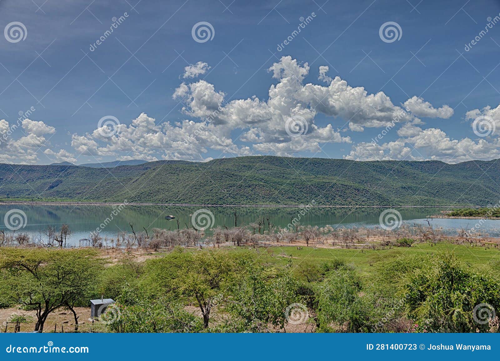 landscape view of lake bogoria