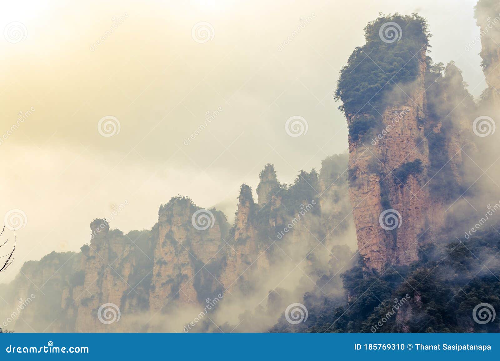 landscape of zhangjiajie national forest park,china