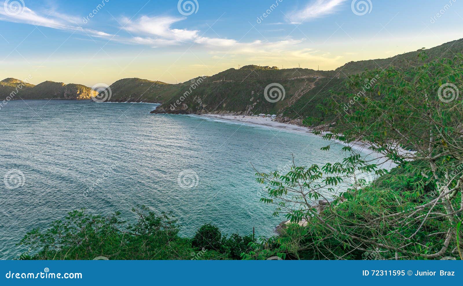 landscapes and crystalline turquoise beaches of pontal do atalaia