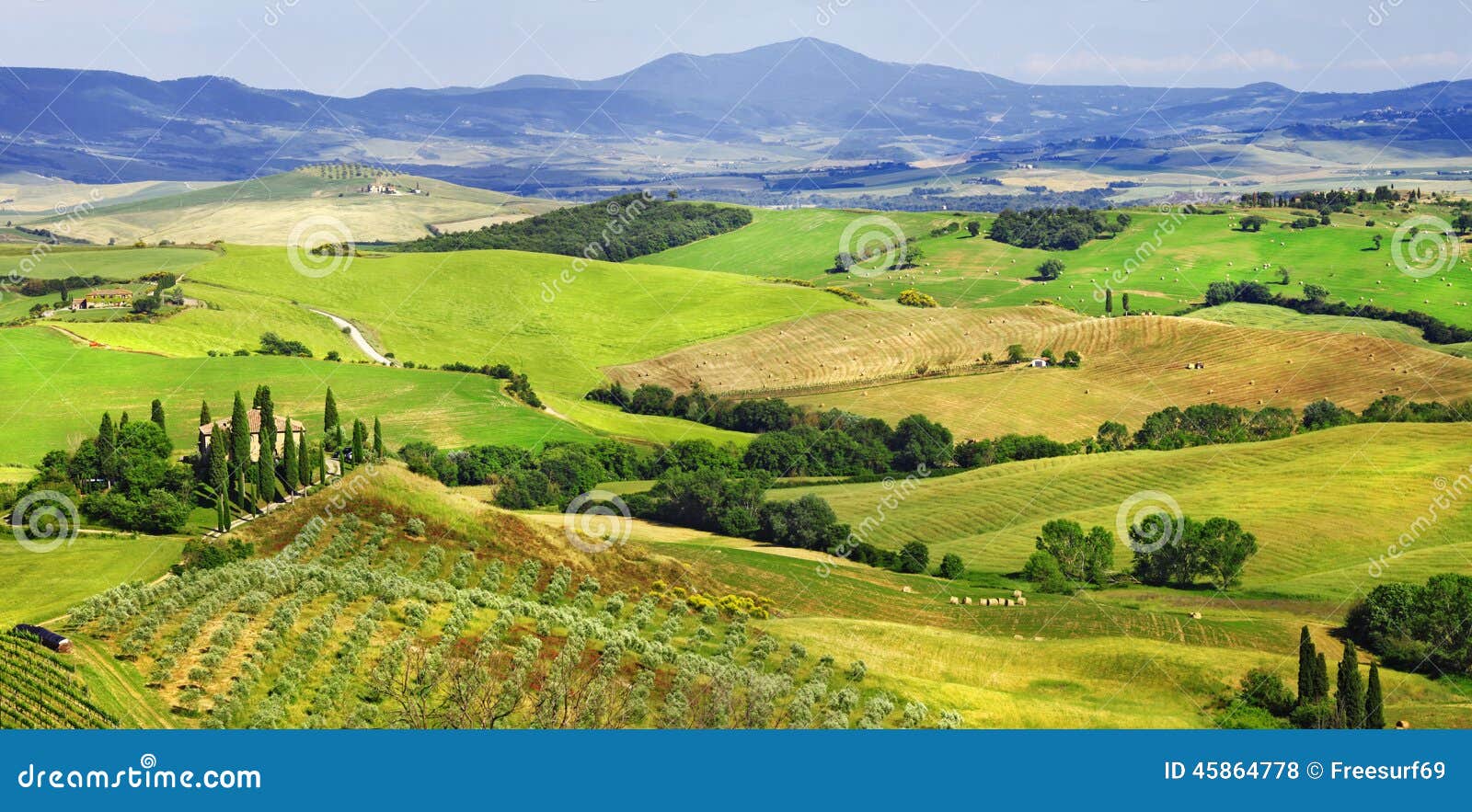 landscapes of tuscany, val d'orcia