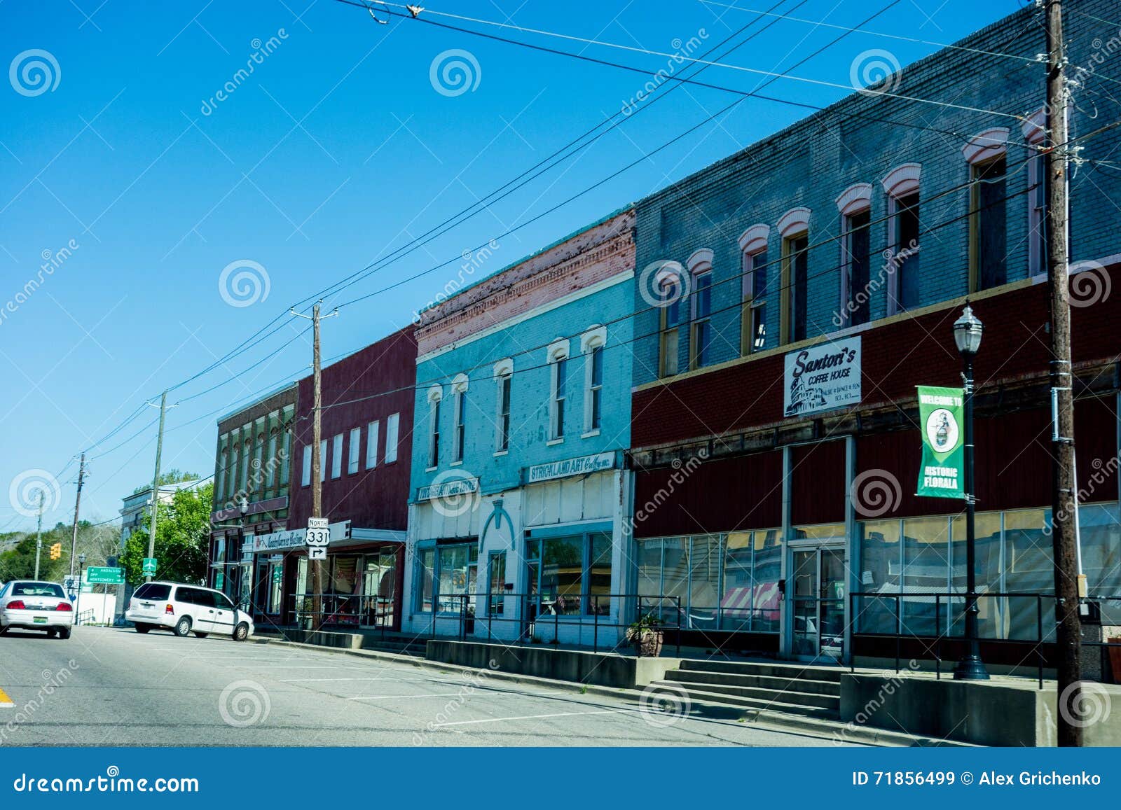 Landschaft Um Florala Alabama Redaktionelles Stockbild Bild von