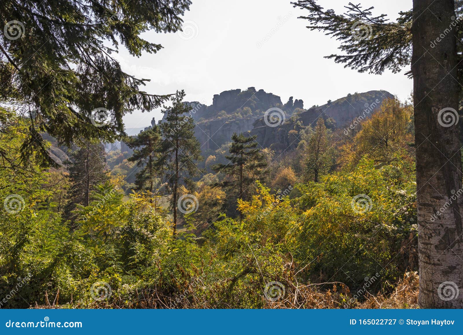 Landskapet I Rock Forformation Belogradchik Rocks, Bulgarien ...