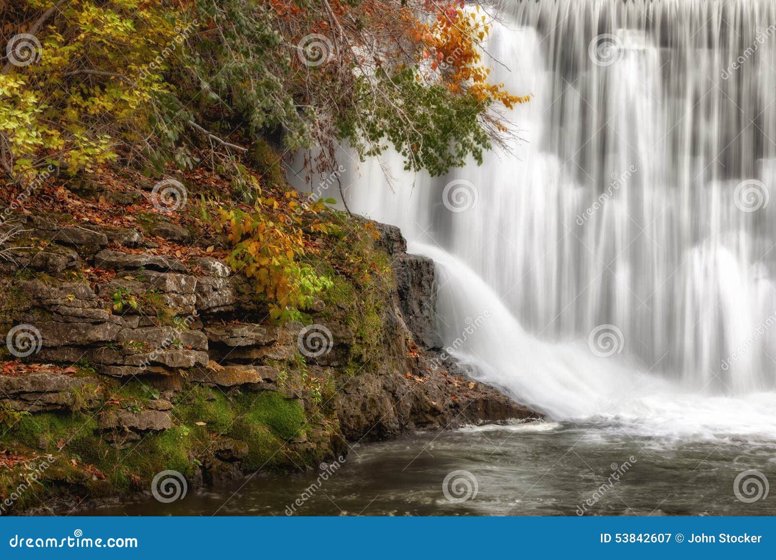 Lanesboro Dam Closeup stock image. Image of orange, falls 53842607