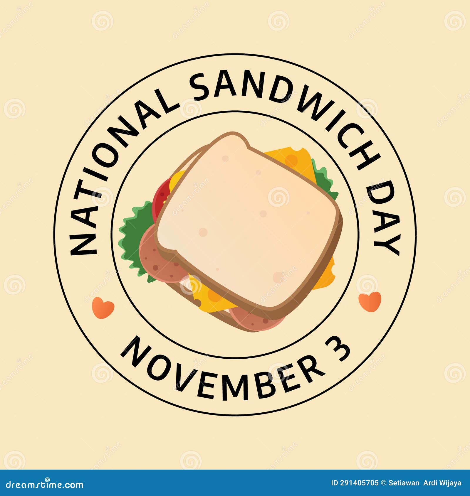Flyers Promoting National Sandwich Day or Associated Events Can Feature