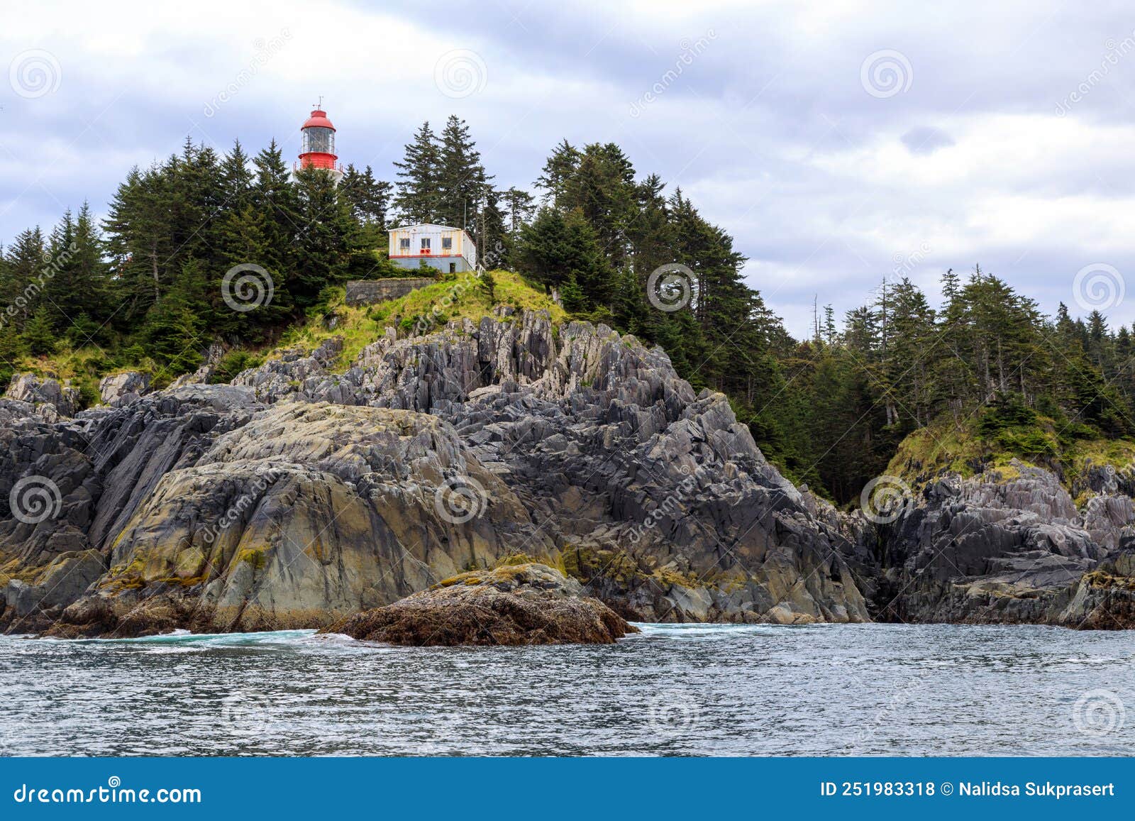 langara point lighthouse haida gwaii british columbia