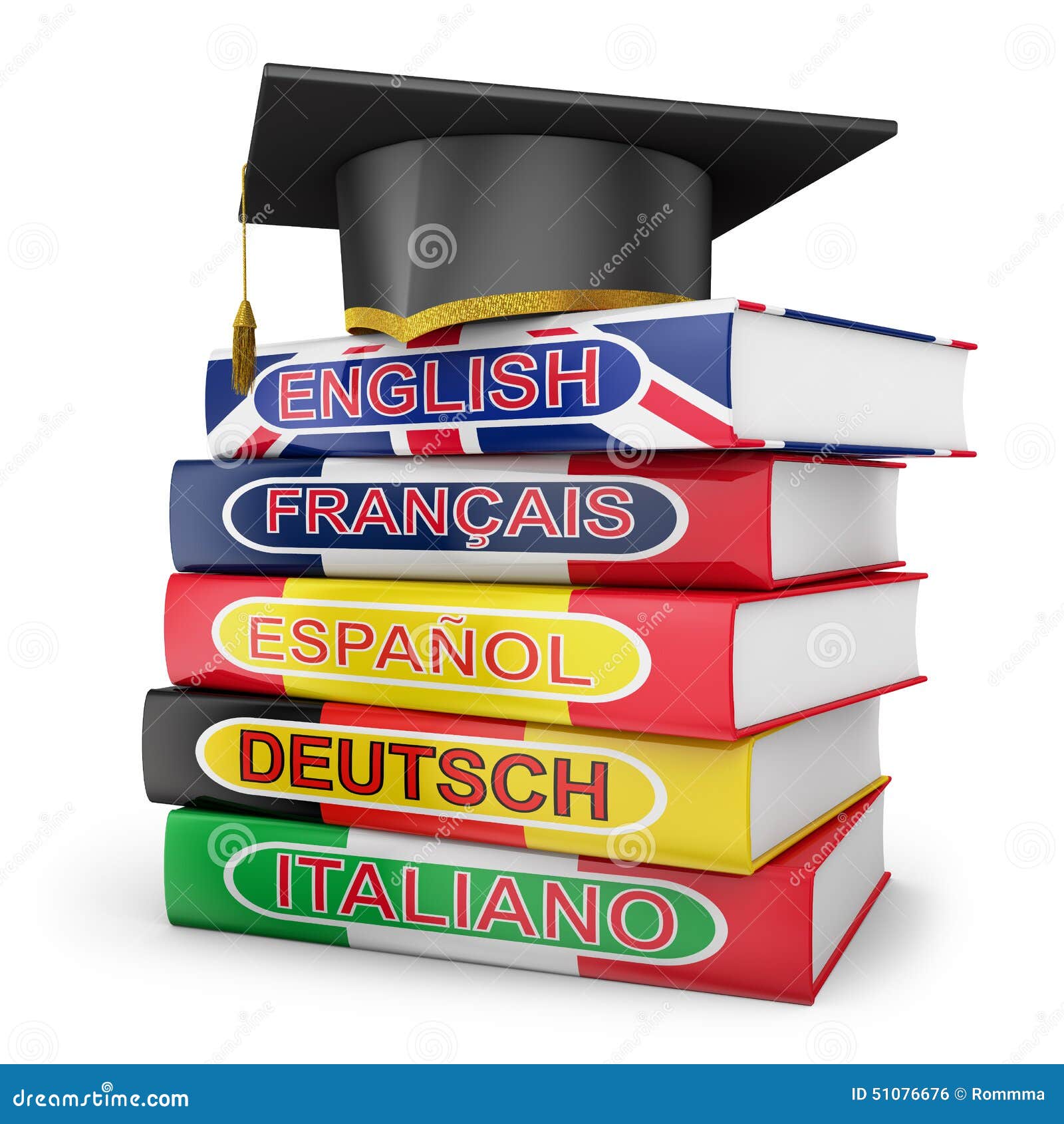 Language textbooks stock illustration. Illustration of ...