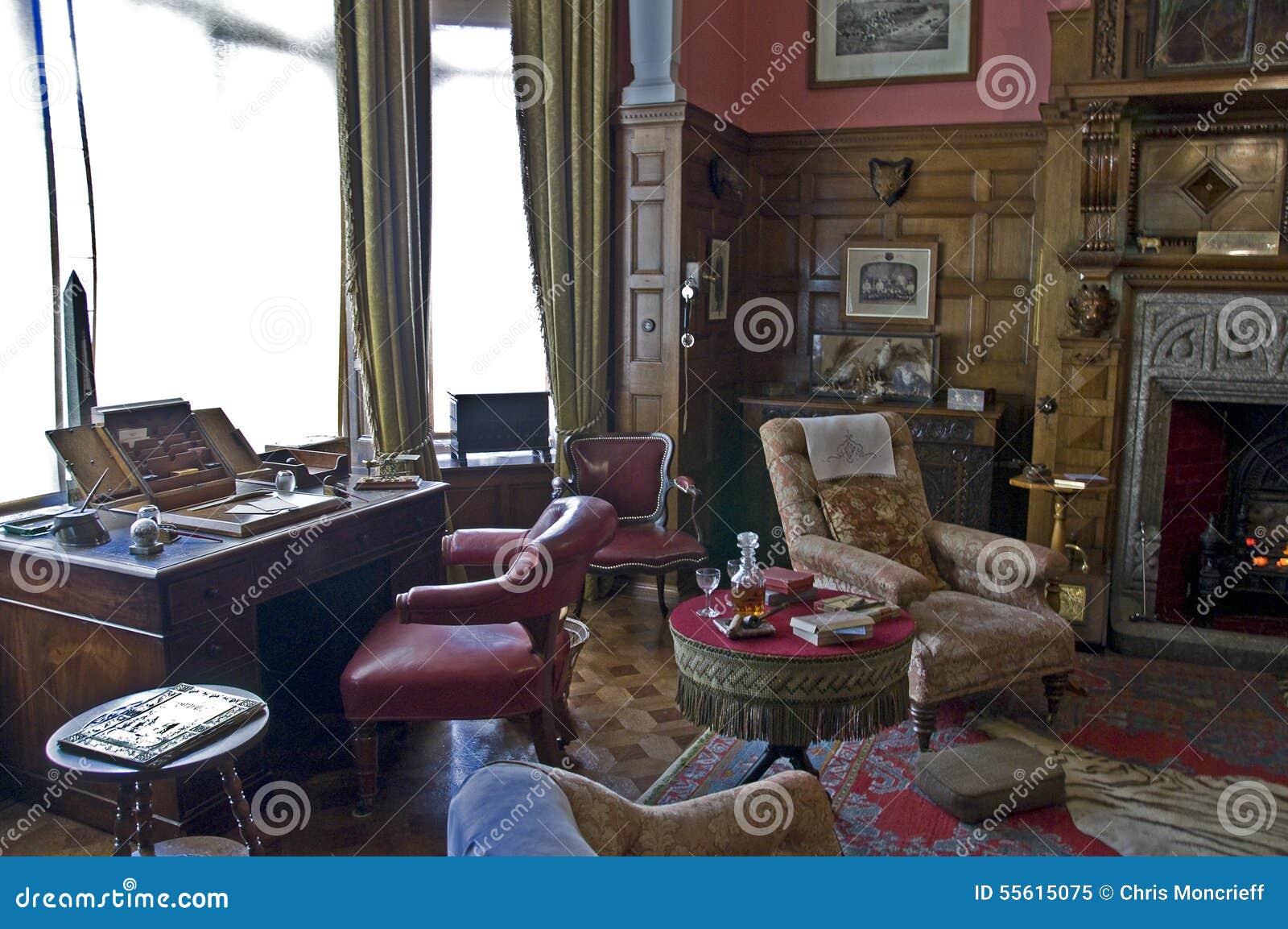 Lanhydrock House Smoking Room Editorial Image Image of england