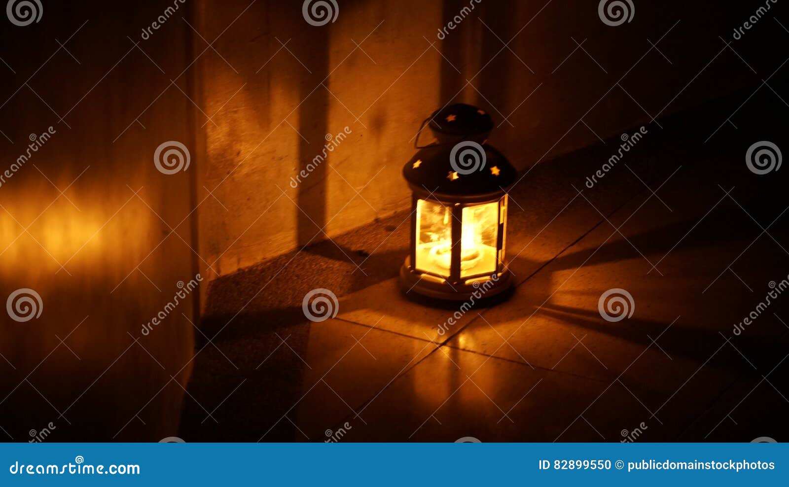 Lantern Burning At Night Picture. Image 82899550