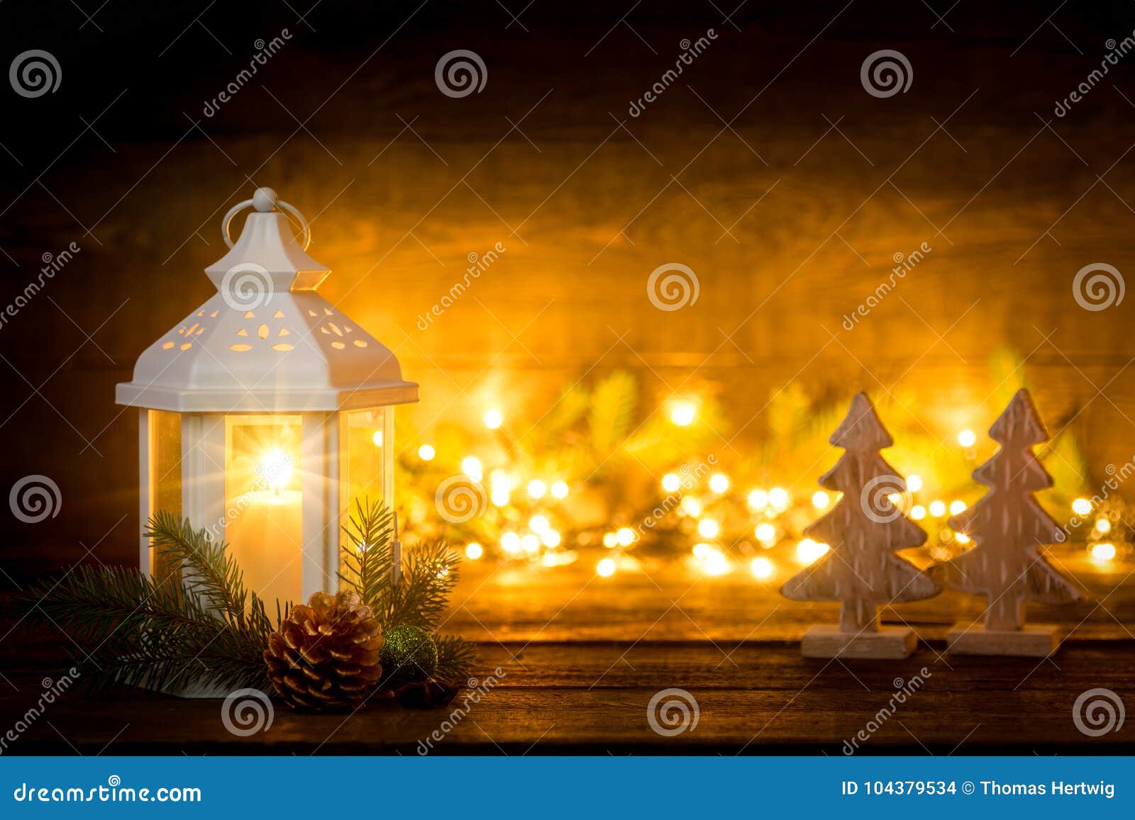 Lantern. Christmas Decorations with Lantern. Christmas Greeting Card ...