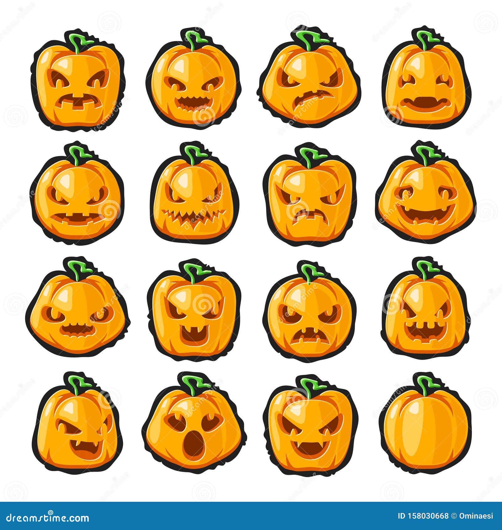 Cara assustadora de halloween tamanho grande de sorriso emoji