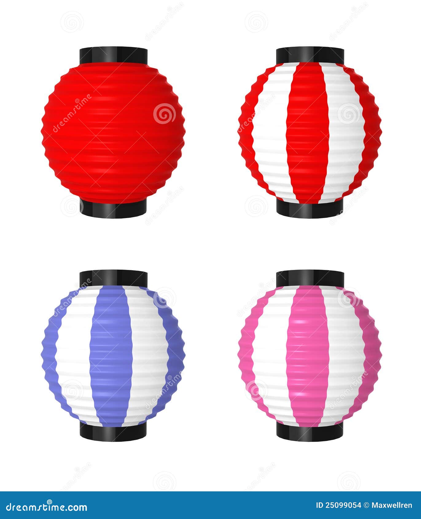 Lanternas Japonesas Imagens de Stock Imagem 25099054