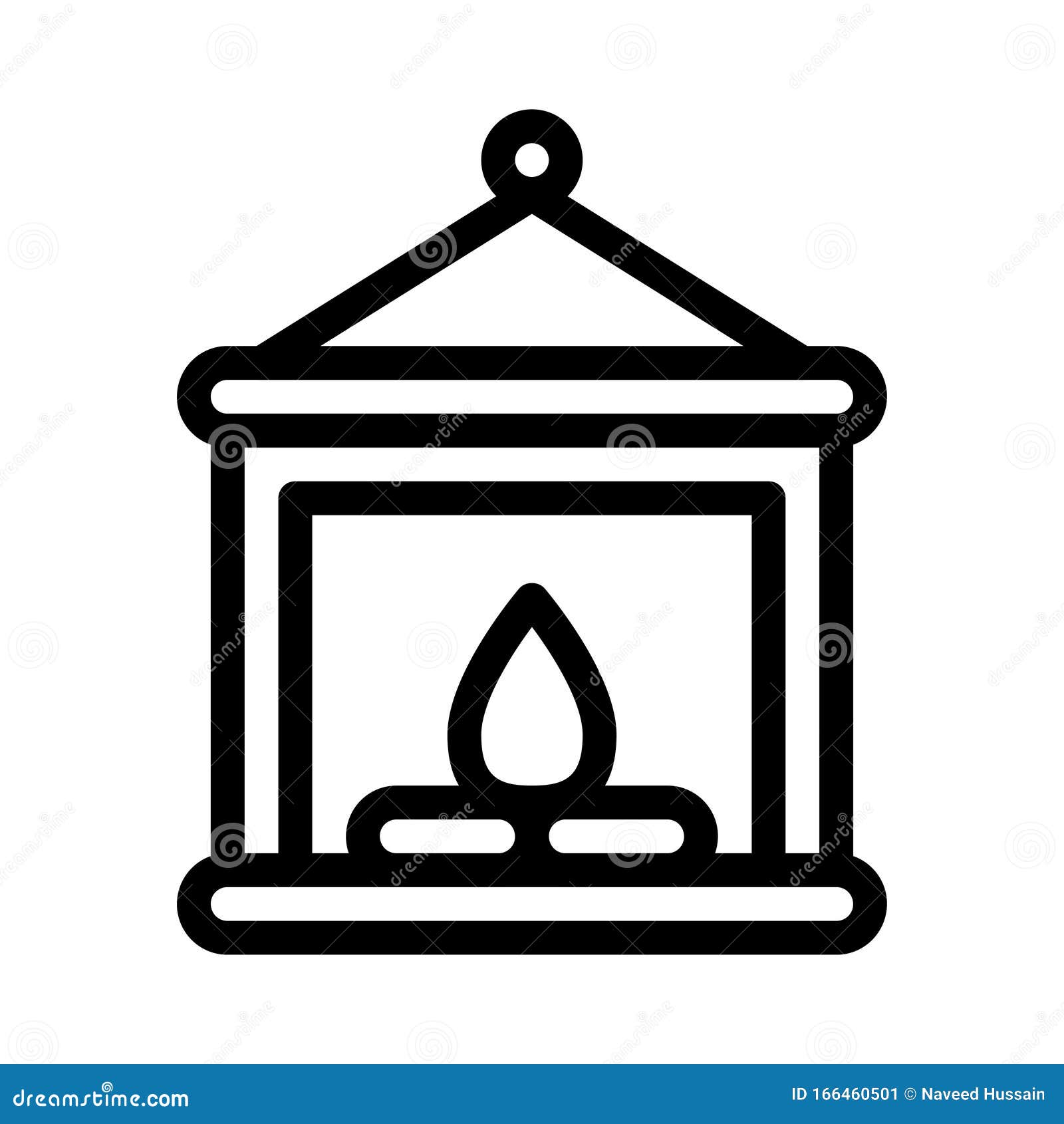 lantern thin  line icon