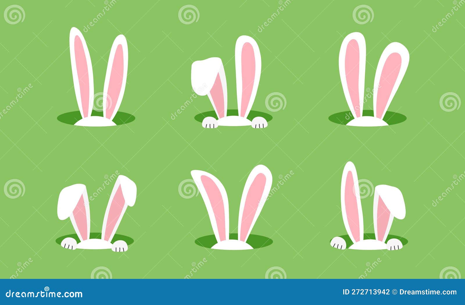 Oreilles de lapin images vectorielles, Oreilles de lapin vecteurs libres de  droits