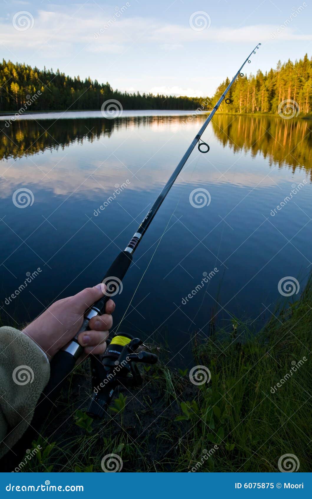 Lapland fishing stock image. Image of fishing, active 6075875