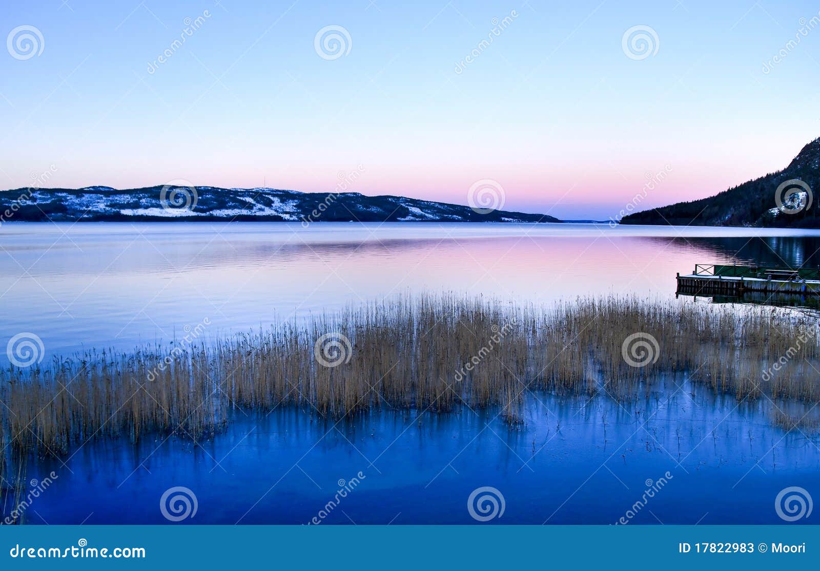 Lapland lake stock image. Image of snow, frost, nature 17822983