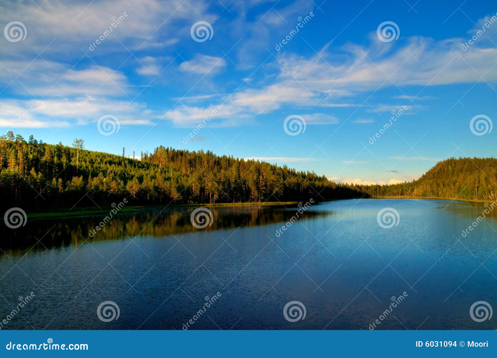 Lapland lake stock photo. Image of calm, scenery, peaceful 6031094