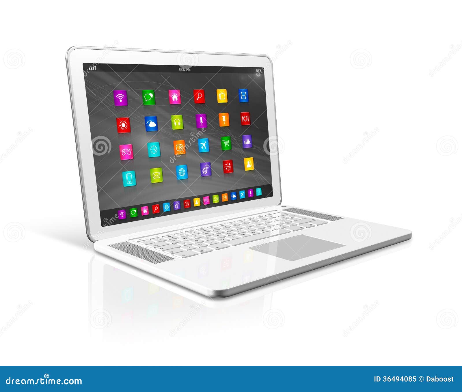 Laptop Apps Ikon Interfejs Zdjęcie Royalty Free Obraz 36494085