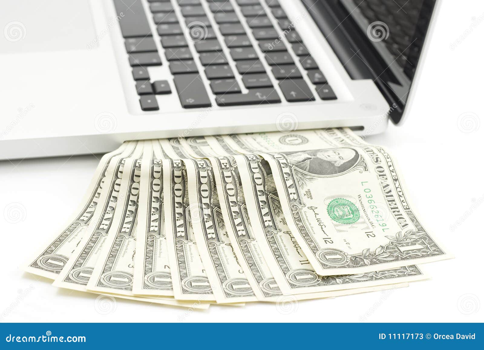 Laptop cash stock image. Image of concepts, isolated - 11117173