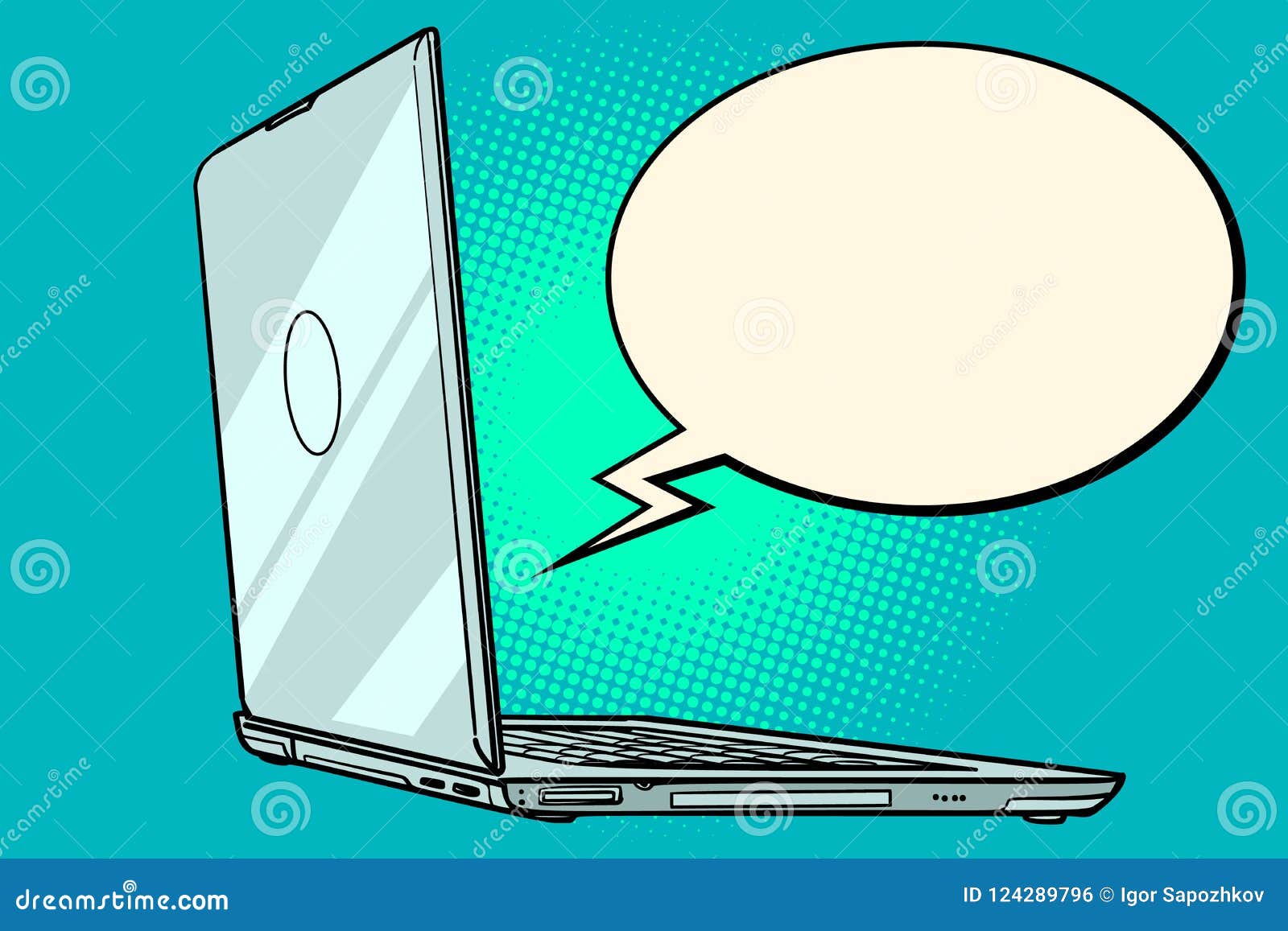 Laptop Clip Comic Book Stock Illustrations 55 Laptop Clip Comic Book