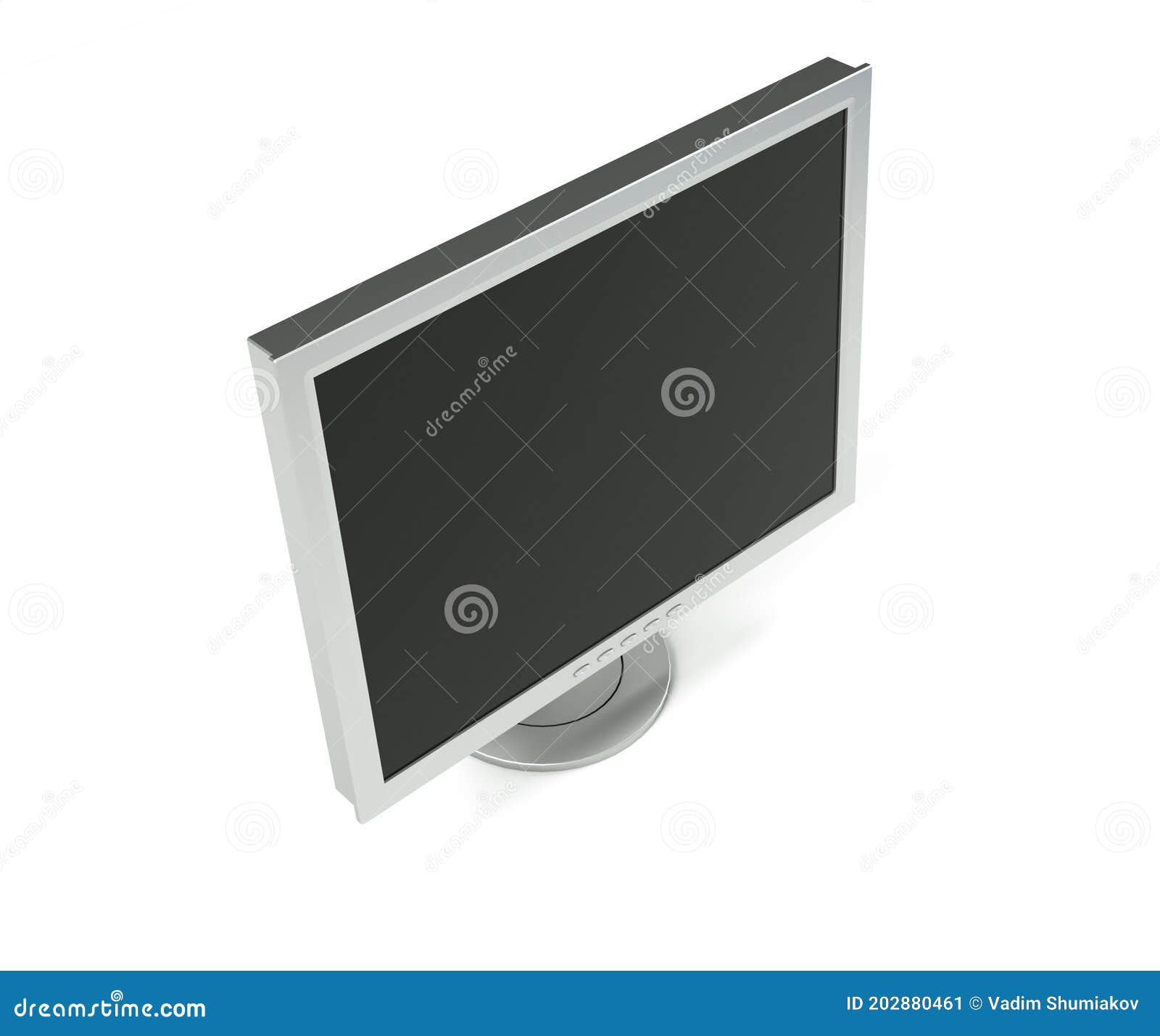 laptop computer  on white 3d render