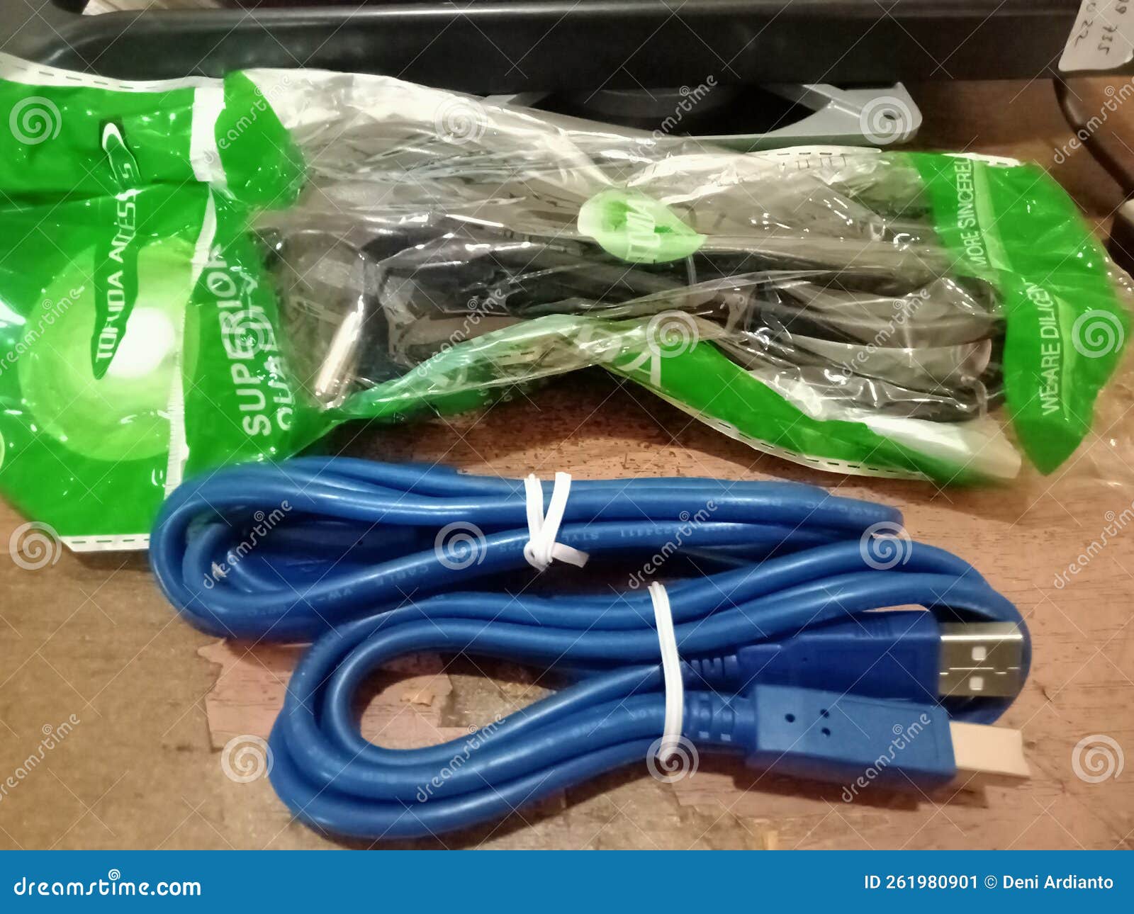 Laptop Connecting Cable To the Printer Editorial Photo Image of food