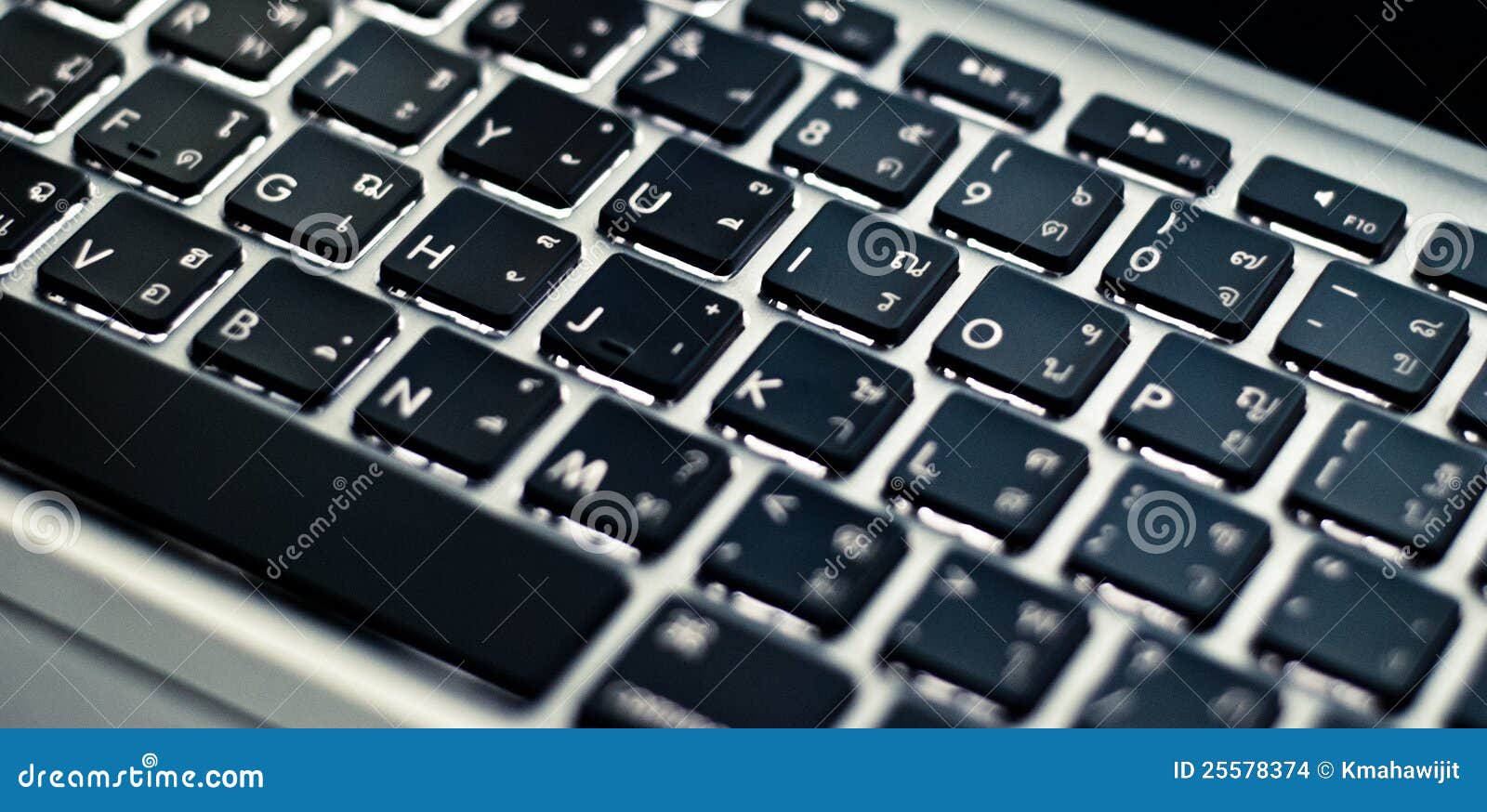 Laptop keyboard stock photo. Image of business, equipment 25578374