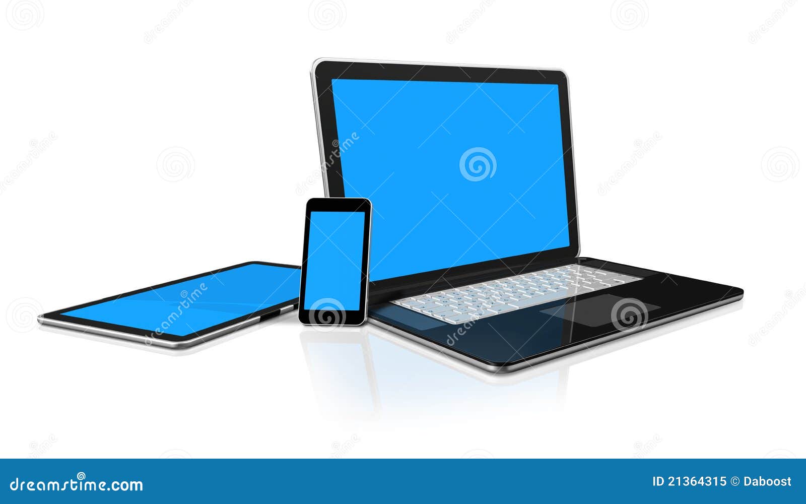 laptop, mobile phone, digital tablet pc