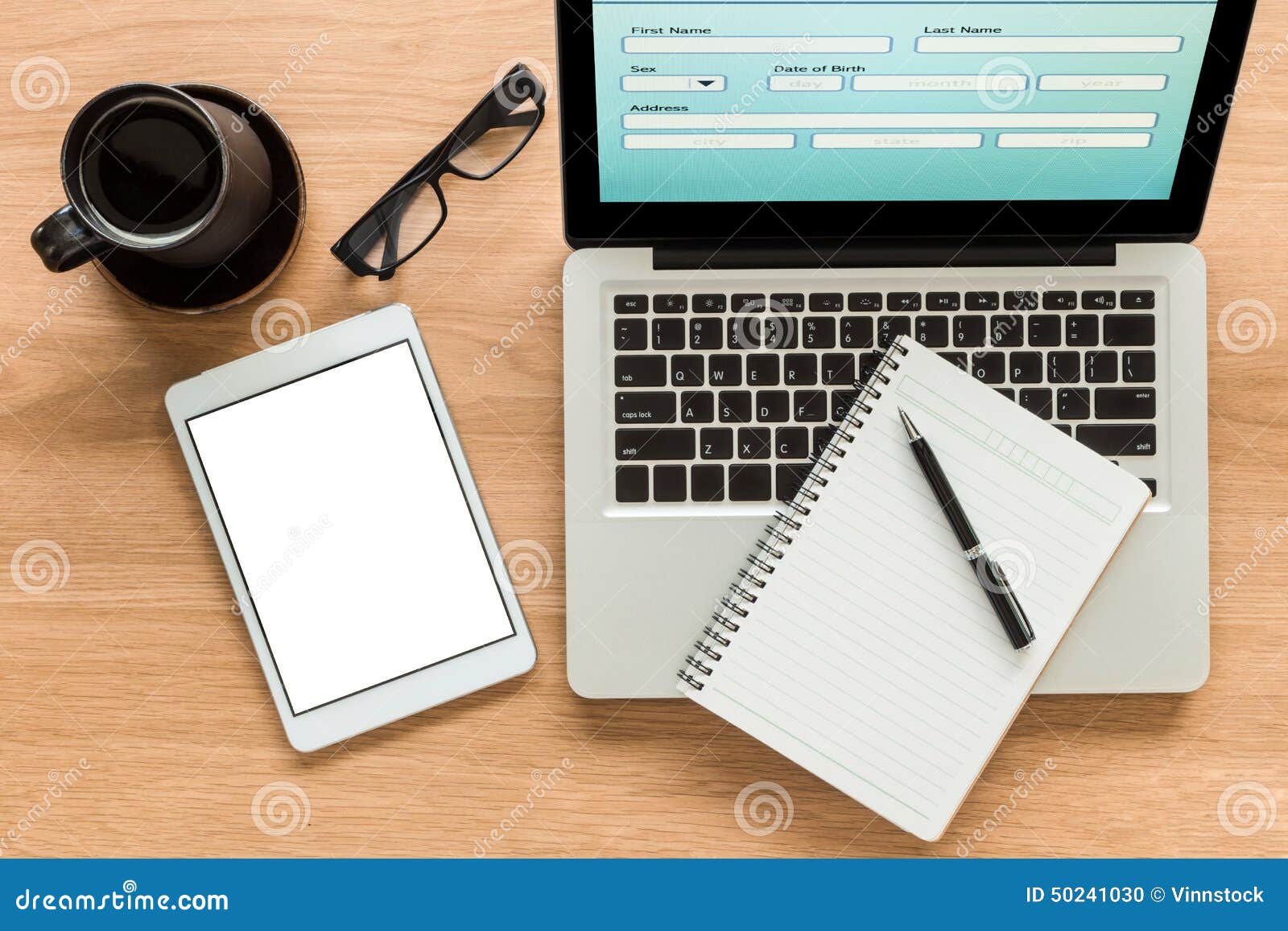 Download Laptop And Mock Up Digital Tablet With Isolate Screen ...