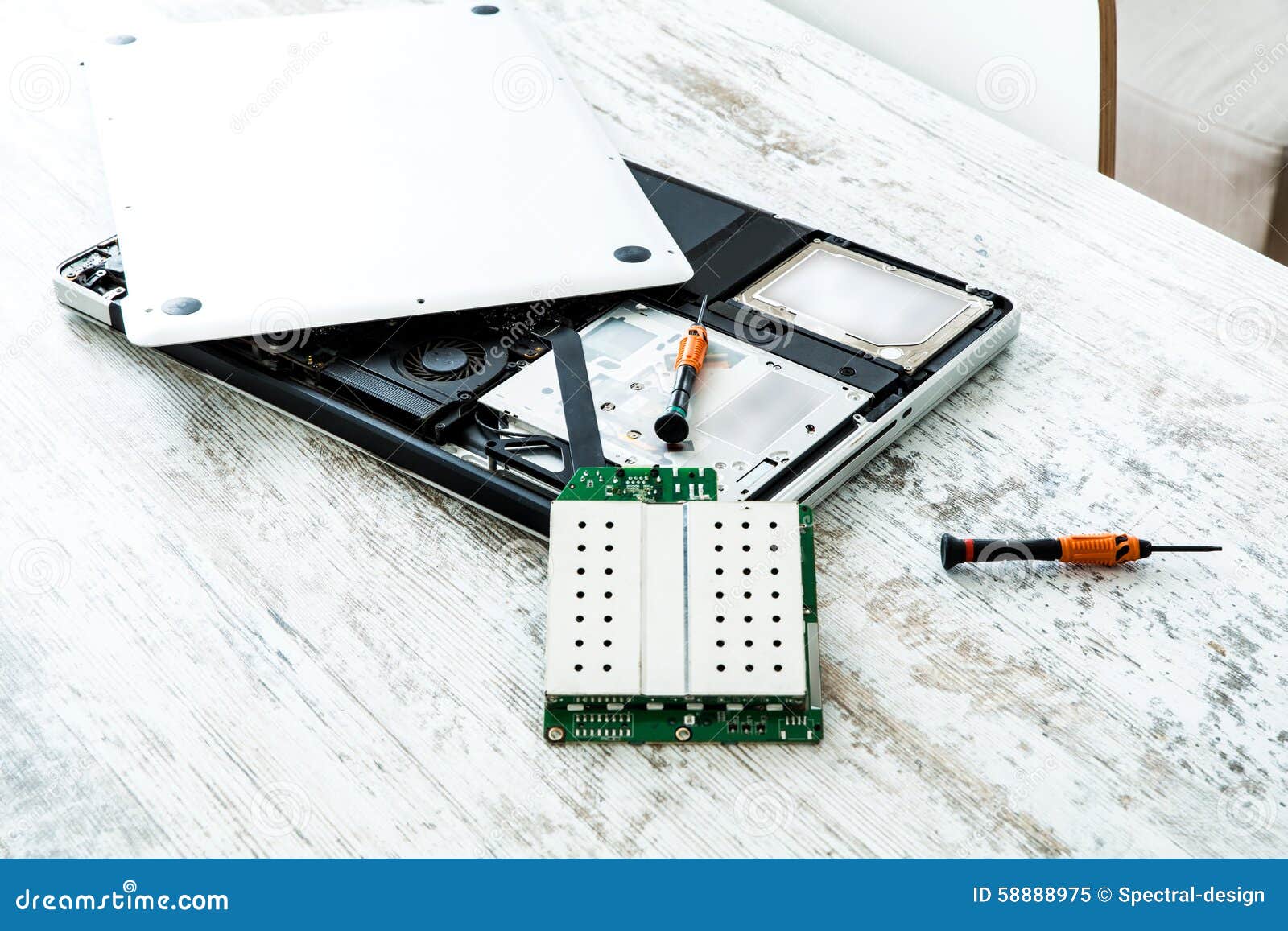 Laptop repair stock image. Image of processor, computer 58888975