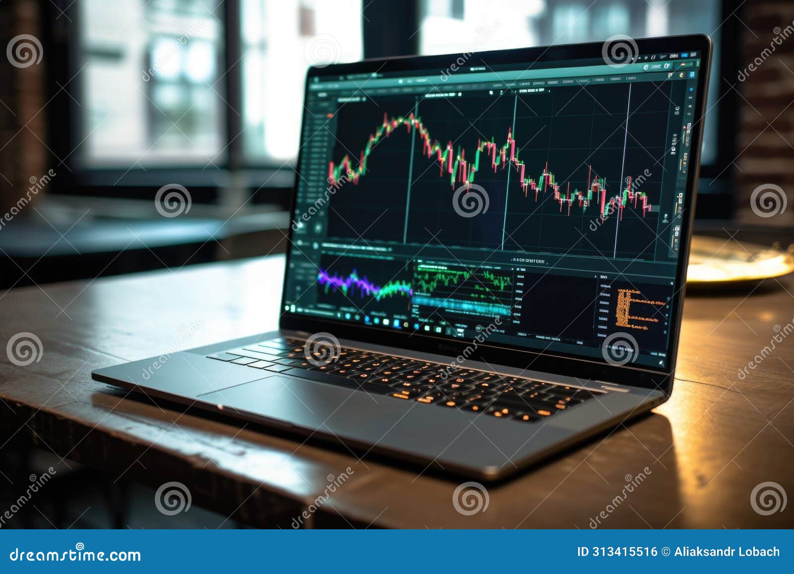 A Laptop with a Screen Displaying a Cryptocurrency Trading Platform Stock  Photo - Image of exchange, money: 313415516