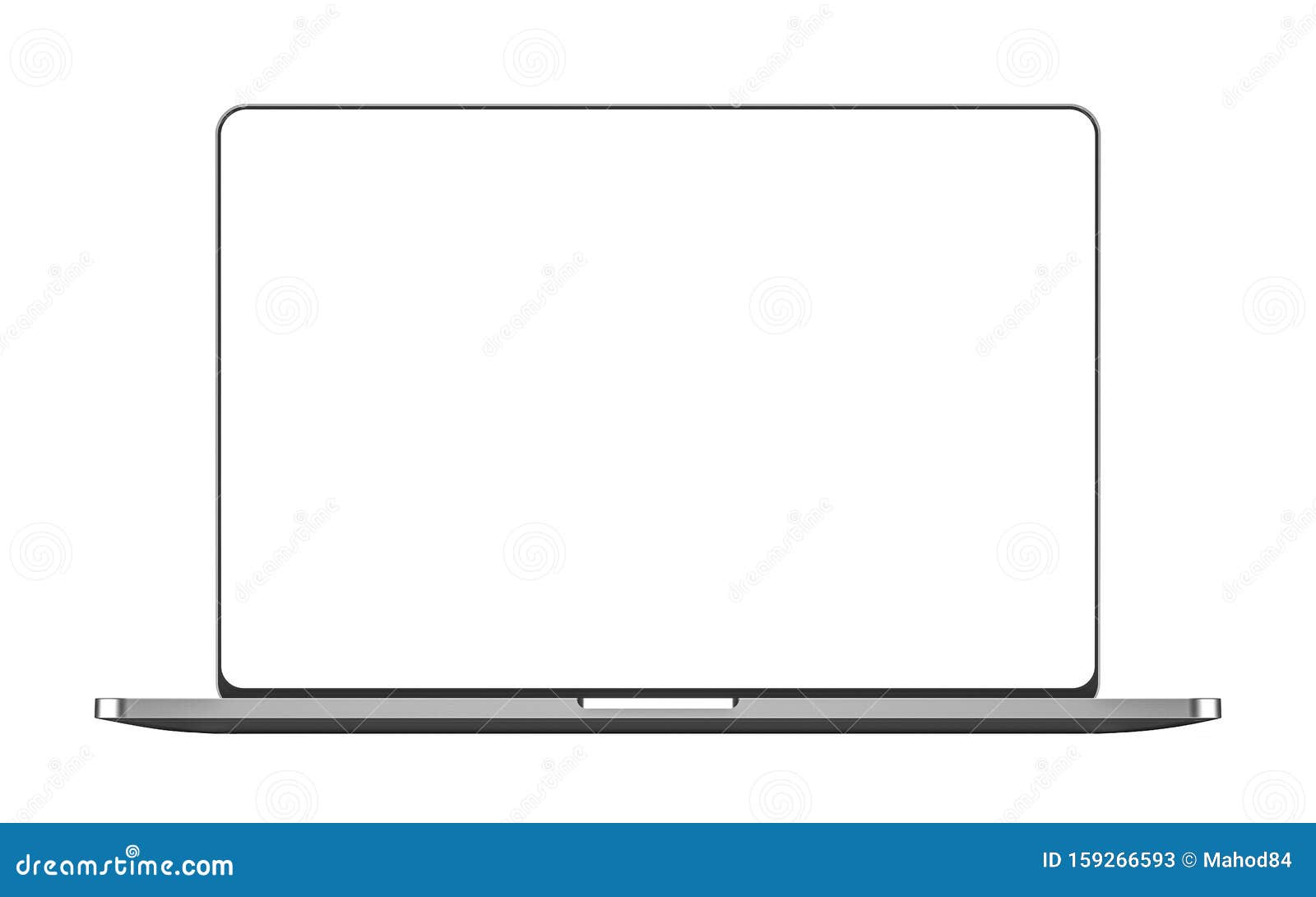 laptop template  on white. mockup.