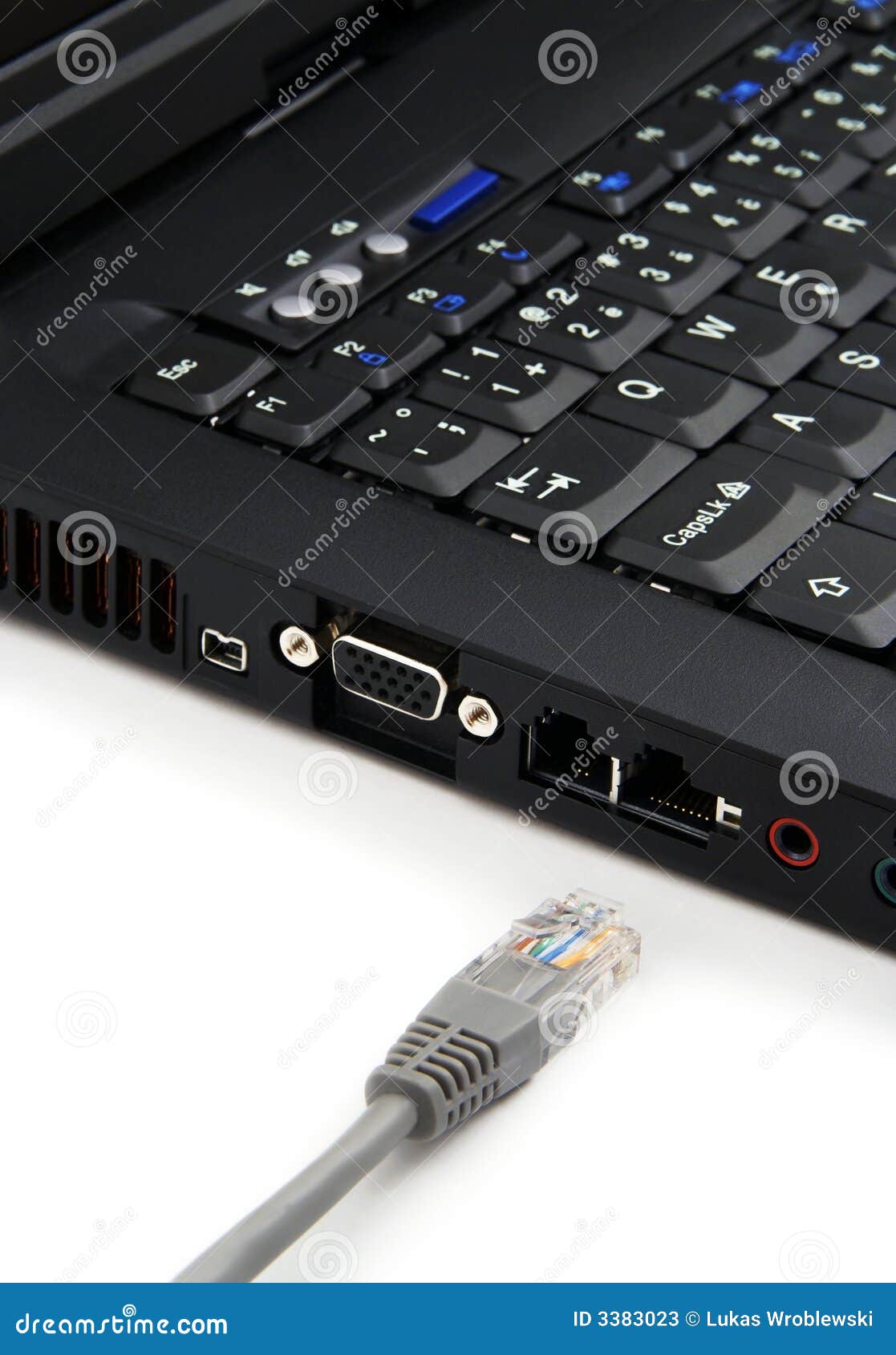 LaptoplanAnschluss stockbild. Bild von angeschlossen 3383023