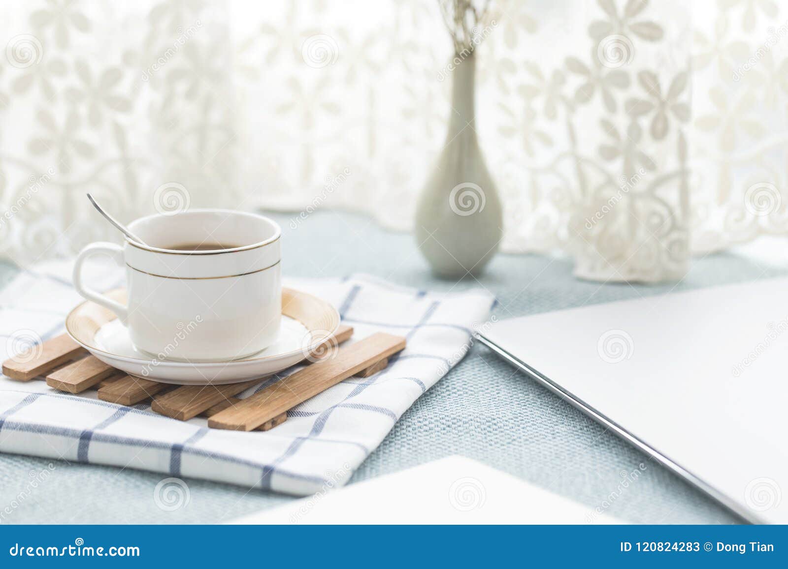 There are All Kinds of Office and daily Necessities on the Desk Stock