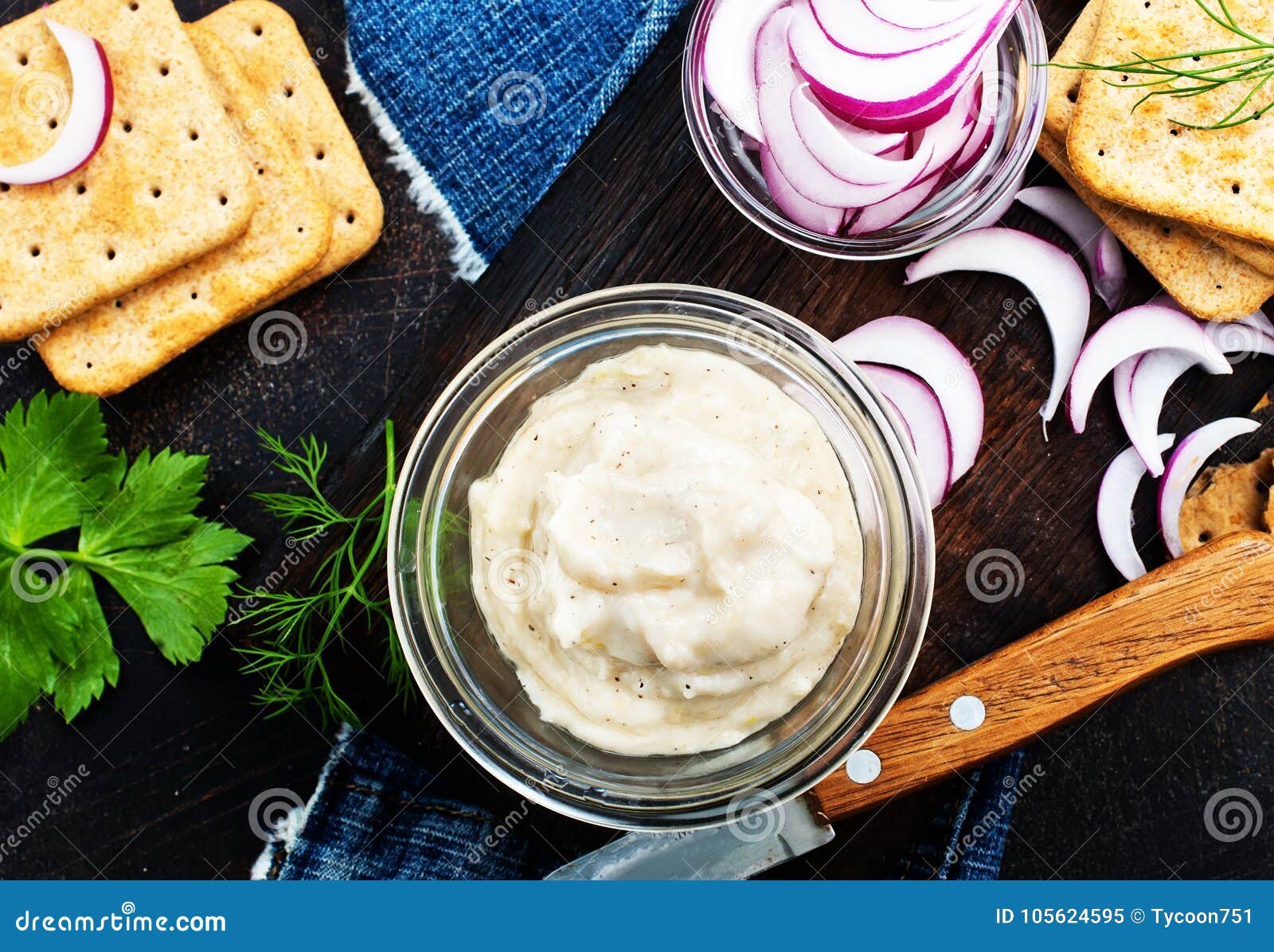 Lard with garlic stock image. Image of lard, black, gourmet 105624595