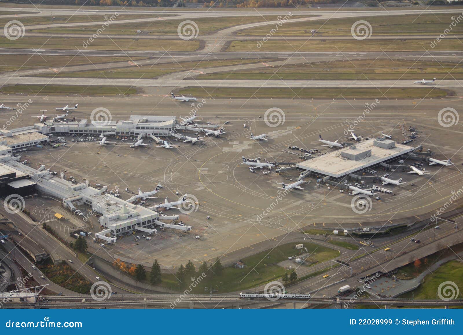 Large Airliner Ramp Area editorial stock image. Image of outdoors
