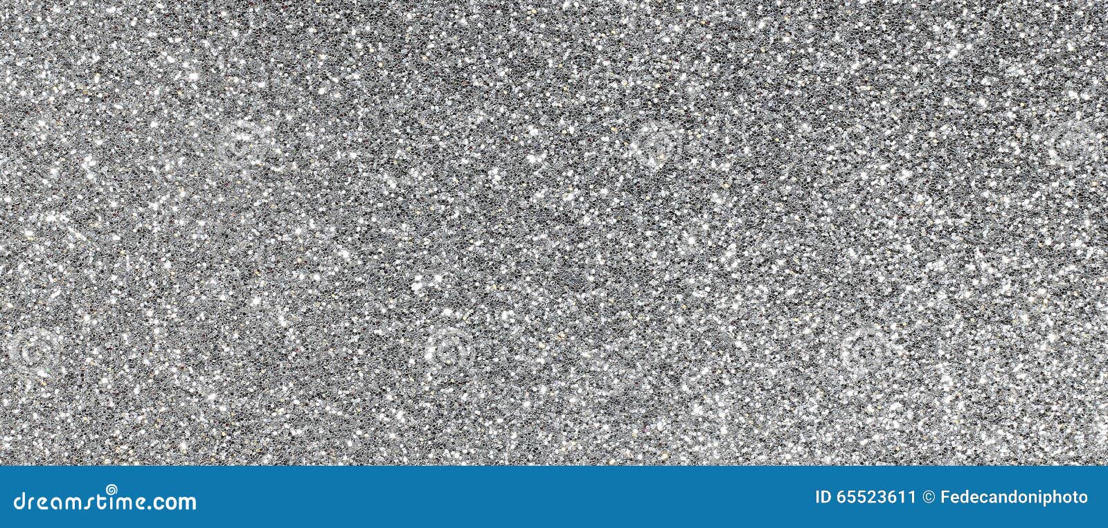 Silver Glitter Paint Brush Stroke Or Abstract Dab Smear With Smudge