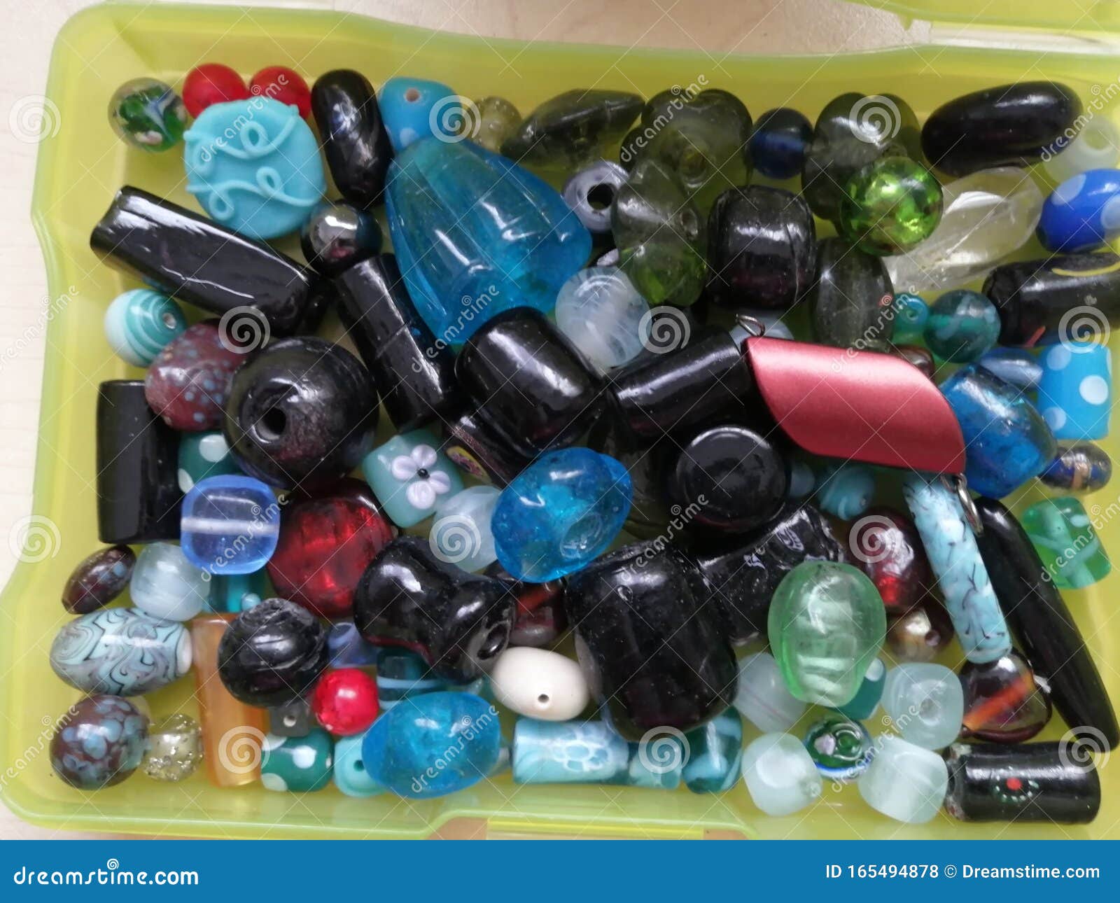 Large bead collection stock photo. Image of heavy, collection 165494878