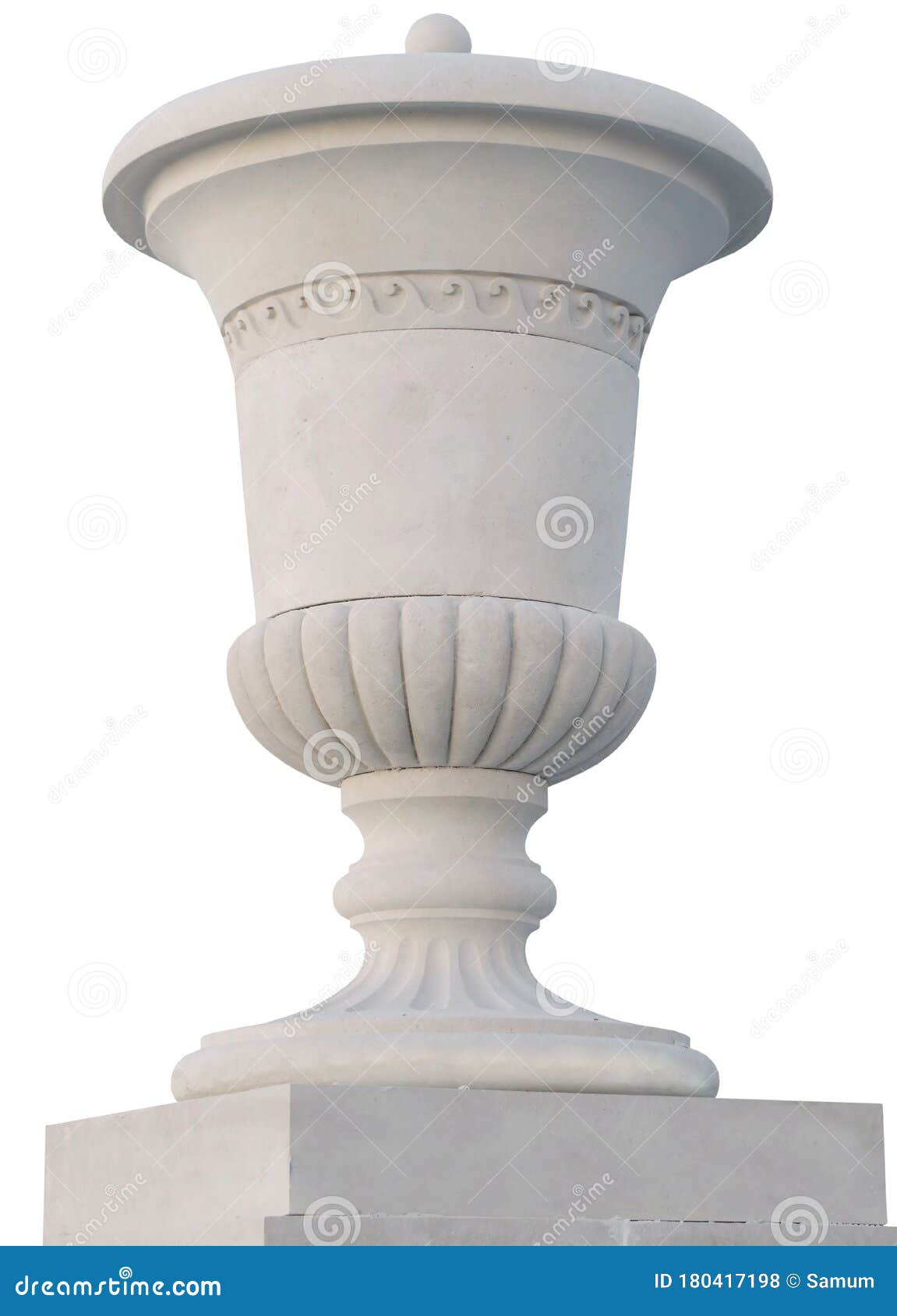Large Beautiful Stone Vase on White Stock Photo Image of carving